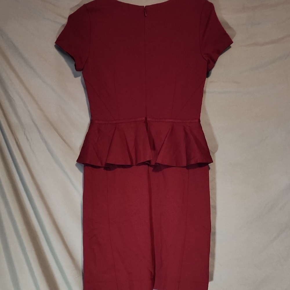 Ann Taylor NWT Rich Burgundy Dress - Picture 3 of 8